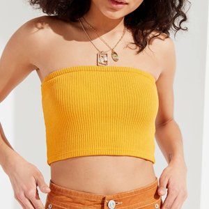 NWT UO Hallie Ribbed Knit Cropped Tube Top